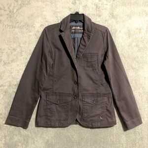 Eddie Bauer Gray‎ Legendwash stretch Blazer